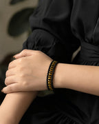 Black & Gold Beaded Bracelet