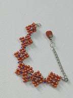 Bronze &amp; Blue Casual Bracelet