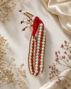 Macramé Pearl Bracelet – Delicate Handwoven Design