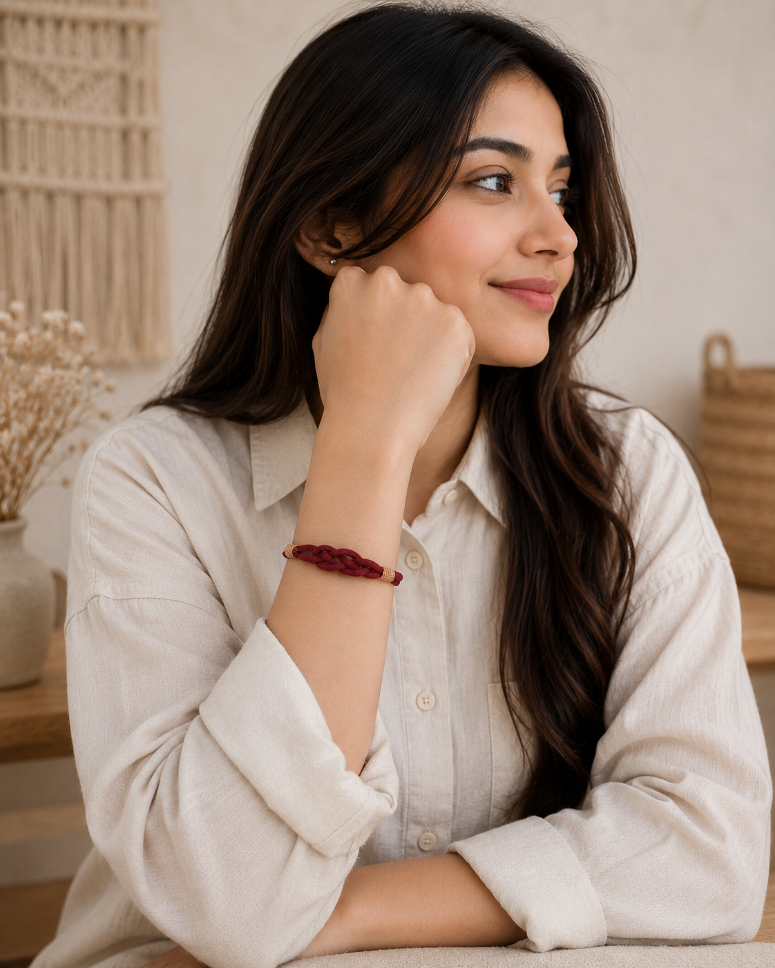 Macramé Light Band Bracelet